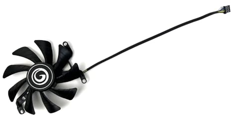 LFGOZSD Ventilateur de Refroidissement 85 mm 4 Broches TH9215S2H pour Carte Graphique Gainward RTX 3060 Ti Ghost(Brown)