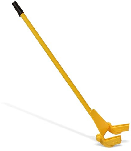Bob's | Pallet Buster Tool in Yellow with 41 inch Long Handle - Deck Wrecker Pallet Tool Pry Bar, Deck Board Removal Tool