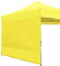 Abccanopy - 1 pared solar de 3 x 3 m para toldo, amarillo