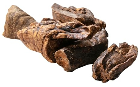 Hollings Pure Beef Jerky Dog Treats, 100% Natural Air Dried Long Lasting Chews for Adult Dogs, Grain Free, High in Protein & Low in Fat 100g (Pack of 8)