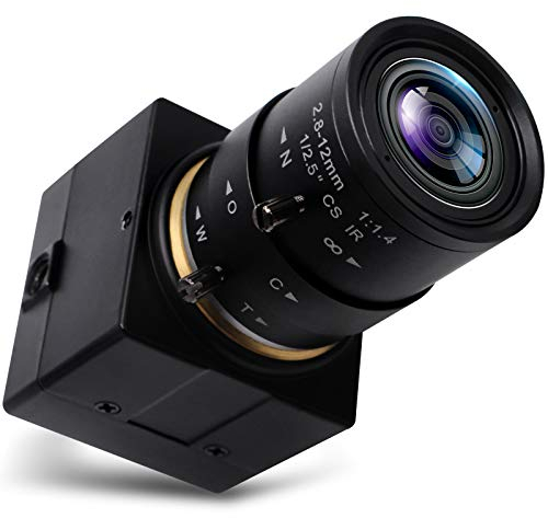 Svpro 2,0 Megapixel 2,8-12 mm varifocal USB camera 1080P Full HD 120fps / 60fps / 30fps USB telecamera industriale, supporto per il taglio IR, Plug & Play (DESV-USBFHD01M-SFV-2,8-12mm)