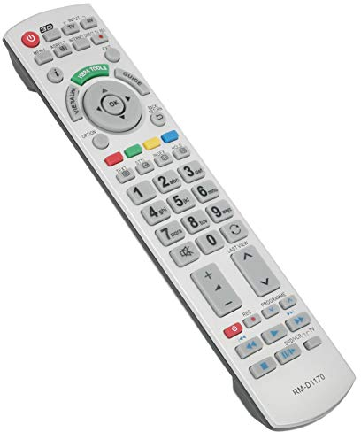 ALLIMITY RMD1170 Fernbedienung Ersatz für Panasonic Bravia Plasma TV TX-L32ETF52 TX-L37D25E TX-L42DT50B TX-L42DT50Y TX-L42ET50B TX-P42GTF32J TX-P55VT50T TX-P65STW50 TX-L47ET50Y TX-L47WT50B
