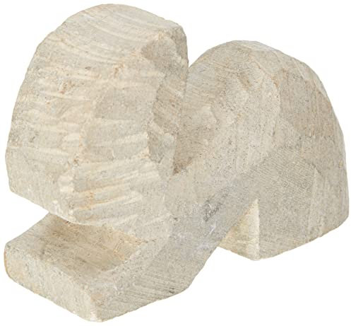 Honsell 79425 - Speckstein Rohling Hase, vorgefertigte Figur aus Speckstein, ca. 10 cm groß, zum Bearbeiten mit Raspel und Feile, ideal auch für Kinder