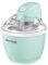 Elite Gourmet EIM-520 Máquina eléctrica casera automática, conducto de ingredientes, interruptor de encendido/apagado, no necesita sal, helado cremoso, helado, yogur congelado o sorbete, azul