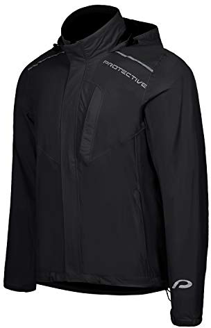 Protective Regenjacke Herren P-Rain II, Fahrrad Regenjacke wasserdicht, verschweißt, PFAS-frei, mit Reflexelementen