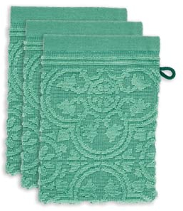 Pip Studio Waschlappen Set/3 Tile de Pip Grün 16x22 cm
