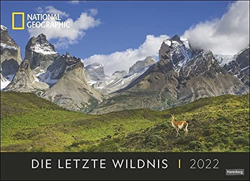 Die letzte Wildnis - Kalender 2022 - Harenberg-Verlag - Fotokalender - Wandkalender mit atemberaubenden Landschaften - 68 cm x 49 cm