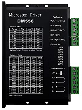 3D-Druckerzubehör DM556 5.6A stepper motor driver 42/57 tepper driver 5V / 24V einstellbarer Controller