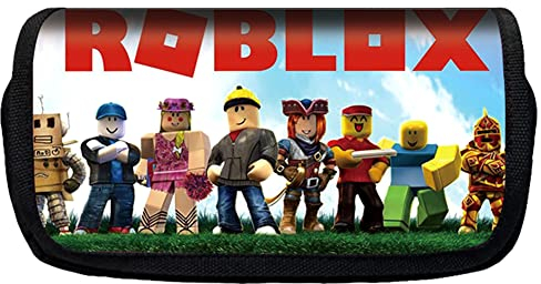 LGQHCE Roblox Estuche de Lápices 3D Bolsa de Lápices Gran Capacidad Roblox Estuche para Lápices, Cremalleras Papelería Caja Lápices para Niños Utiles Escolares