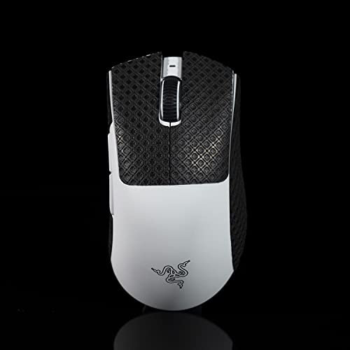 BTL Maus-Griffband für Razer Deathadder V3 Pro Professionelles rutschfestes, stoßfestes, schweißresistent, schwarz, dünn, 0,3 mm