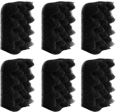 ANTOBLE Schaumstoff-Filtermedien-Ersatzschwämme für Fluval 304 305 306 404 405 406 Aquarium-Filtermodelle (entspricht Bioschaum A237), 6 Stück
