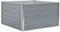 Annlera Jardinière 100x100x45 cm Gris Jardinières Pot De Fleur Exterieur Bac A Fleurs Acier Grande Taille Jardinière sur Pied Jardinière Balcon Bac De Plantation