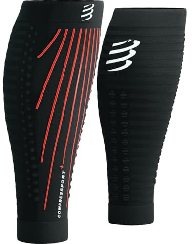COMPRESSPORT R2 Aero Vêtements de Compression pour Adulte Unisexe Noir/Rouge (Multicolore) 38-42 cm