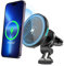 Kazumi Magnetic Wireless Car Charger, Compatible with MagSafe Wireless Charger,Strong Magnetic,360° Adjustable, Compatible with iPhone Samsung Galaxy Google, LG, etc