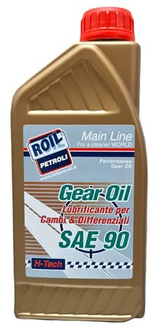 1 Litro di Roil GEAR CD SAE 90 - Olio Minerale per cambi manuali, differenziali, trasmissioni manuali, ingranaggi ipoidi, assali