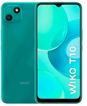 Wiko T10 Smartphone Dual SIM (16,5 pollici), 128 GB ROM, 4 GB RAM, Android 11 Go Edition, 5000 mAh), verde smeraldo