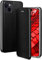ONEFLOW Business Case für iPhone 15 Handyhülle klappbar mit Standfunktion, Klapphülle Flipcase Cover Dünn, PU Leder Hülle mit Kartenfach, 360 Grad Schutzhülle, Schwarz