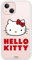 Personalaizer Offizielle Hello Kitty Schutzhülle, kompatibel mit iPhone 15, Flexibles TPU-Silikon, transparent, mit Muster auf Rosa