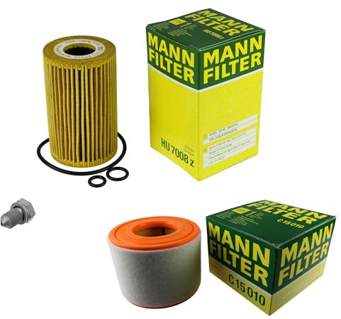 EISENFELS Inspektionspaket Wartungspaket Filterset mit Ölfilter HU 7008 z, Luftfilter C 15 010, Verschlussschraube