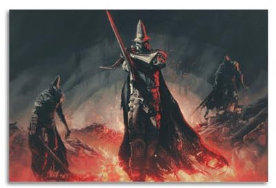 Therapi Dark Souls 3 Spiel-Poster, dekoratives Gemälde, Leinwand, Wandposter und Kunstdruck, moderne Familienschlafzimmer-Dekoration, Poster, 20 x 30 cm