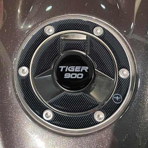 labelbike - 3D Aufkleber zur Dekoration und zum Schutz des Motorrad-Tankdeckels kompatibel mit Triumph Tiger 900