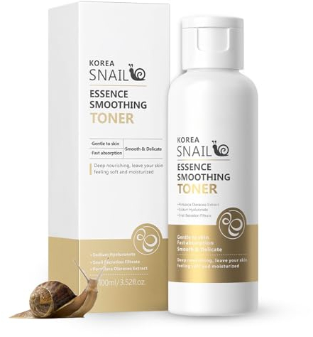 Shefave Schnecken Toner Gesichtswasser, Täglicher Gesichtstoner mit Hamameliswasser, Snail Toner Korean, Feuchtigkeitsspendende Essenz Face Toner für Trockene Empfindliche Hau