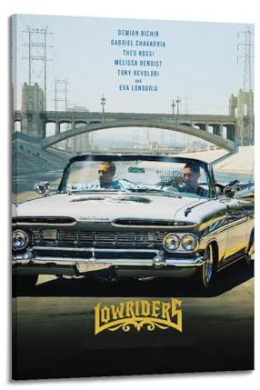 ZaMouss Film-Lowriders-Leinwand-Poster, Wandkunst, Dekoration, Wohnzimmer, Schlafzimmer, Dekoration, Poster, 30 x 45 cm, Rahmenstil
