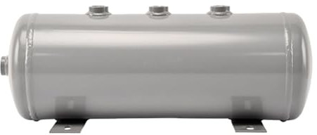8L/2.1Gal High Pressurized Air Tank for Air Pump/Compressed/Gas Tank, Horizontal Carbon Steel High Pressure Air Reservoir Tank with Mounting Kit, Portable Air Expansion Tanks (Color : A, Size : 8L