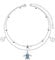 HOOHWE Bracelet de cheville pour femme en argent sterling 925 - Chaîne de cheville classique réglable - Bijou d'été pour femme et fille, [22.86 - 27.94] Zentimeter, Argent sterling