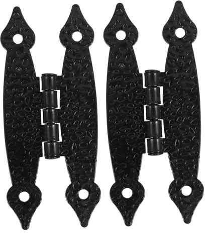 ULTECHNOVO 2 Stück Scharnierbeschläge Schrankscharniere Schranktürscharniere Vintage Scharniere Türscharniere Antike Scharniere Vintage Türbeschläge Scharniere Für Schranktüren