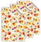 6 Geschenkpapier-Bögen hochwertige reißfeste Geschenkverpackung für Frauen Freundin Oma Blumen orange Geschenkpapier für kleine Geschenke für Geburtstag Weihnachten (6 Bögen je A3-Format)