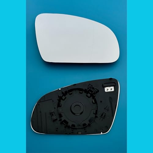 Fits HYUNDAI KONA (2018 to 2023) models, Clip on Wing mirror Replacement Door Wing Mirror Glass With heated Base Plate designed for Right Hand [UK Driver Side]