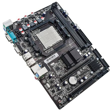 YIWEOG Placa base de computadora LGA938 Compatible con CPU Procesadores AMD AM3, serie FX Admite hasta 32G 1066HMz/1333HMz Realtek 100Mbit DDR3 USB2.0 SATA Condensadores totalmente sólidos Transmisión