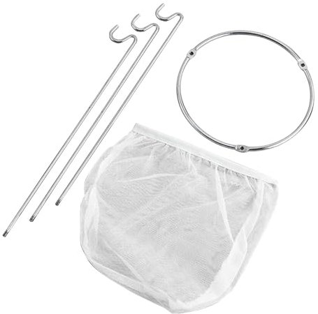 Support de passoire à gelée avec sac, support de passoire à confiture | Support pour passoire à gelée avec sac,Outil de filtrage avec sac en filet de nylon pour filtrer le jus, le vinaigre fait maison