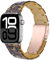 Miimall Resin Strap for Apple Watch Series 10 Ultra SE 9 8 7 6 5 4 3 2 1, Lightweight Band for iWatch 49mm 46mm 45mm 44mm 42mm(Series 3 2 1), Adjustable Bracelet for Ladies Women Men-Leopard Print