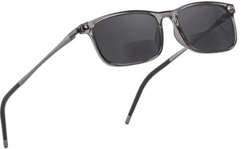 SKYOAK Ultra Lightweight Progressive Multifocal Aluminum Arm, TR90 Frame, Blue Light, Multifocal Readers