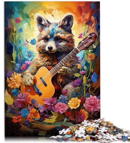Puzzles 1000 pièces pour Adultes Peinture Couleur bébé Ours Jeux Amusants Liste de souhaits de Noël avec Le Père Noël 14,96 po x 20,47 po pour Adolescent 14+