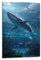 VYIPAXTOR Wal Leinwand Wandbilder 3D Druck Abstrakte Wal Leaping Bilder Poster Kunstdrucke Für Wohnzimmer Heimdekoration 16x24inch(40x60cm)