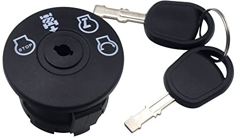DKAEUK LMIS001 Tondeuses à Gazon Commutateur d'allumage pour Tracteur à 4 Positions 193350 532193350 6900-49P1 Compatible avec AYP, Husqvarna, Craftsman, Sears, Poulan Lawn Mower Rider