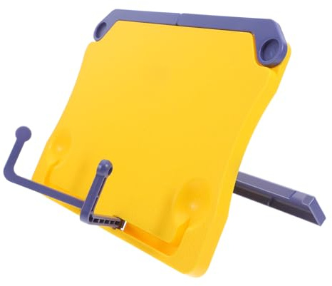 BESTonZON Faltbarer Musiknotenständer mit Verstellbarer Klemme Tragbarer Notenhalter für Klavier Gitarre Keyboard Rutschfest Leicht und Langlebig für Reisen und Zuhause