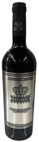 Asconi Noble Feteasca Neagra Premium Red Wine Dry Tannic Aged Barrel Select Origin Moldova 750Ml Pack Of 1