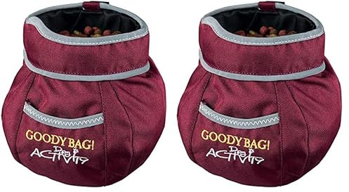TRIXIE Snack-Tasche - Ringeinsatz für schnellen Zugriff – Verschluss - Befestigungsclip - reflektierende Elemente - mit Kotbeutelspender - Diverse Farben - zufällige Auswahl - ø 11 × 16 cm - 32281