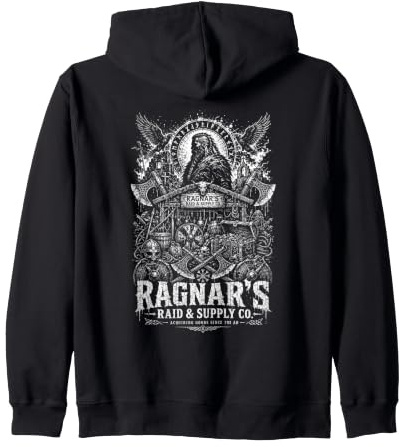 Raid And Supply Co di Ragnar dal 793 d.C Felpa con Cappuccio