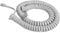 The VoIP Lounge Replacement 12 Foot White Handset Curly Cord for AT&T Phone