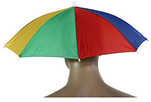 demiawaking 55 cm Hut Regenschirm Sun Shade für Camping Angeln Wandern Festivals Outdoor Brolly, Anguria