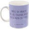 Les Vilaines Filles 39-VF-033 Mug Partez du Principe Que J'Ai Toujours Raison on gagnera du Temps Violet Porcelaine D12 x H9,5 cm