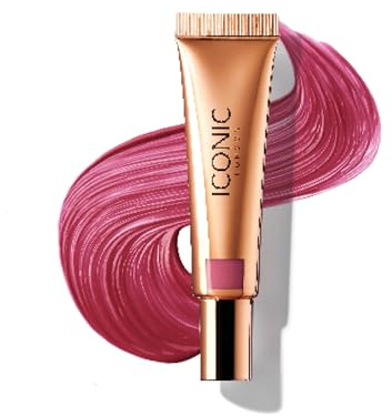 ICONIC London Blush Líquido para Mejillas y Labios 12.5ml, Fearless Flush