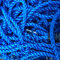 Loggyland Kletternetz Höhe 2,00m x Breite 1,25m (2,00 Meter hoch, 1,25 Meter breit) ohne Holzkonstruktion (blau)