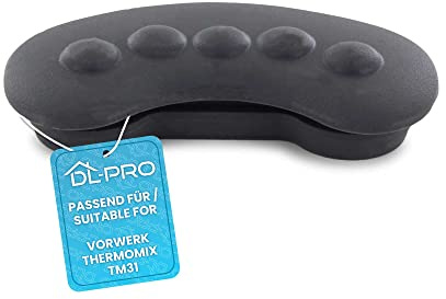 DL-pro Dichtung für Kontaktmodul passend für Vorwerk Thermomix TM31 TM 31 74x39x14mm Dichtkappe Gummiabdeckung Kontaktmodulabdeckung für Küchenmaschine