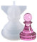Fiorky 3D Crystal International Schach Epoxidharz Formen, Silikonform DIY Handgemachte Handwerk Schachbrett Schachfiguren Harz Silikonform Schmuck Heimdekoration Gießwerkzeuge